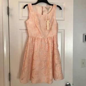 Brand new with tag a coral pink size 4 dress